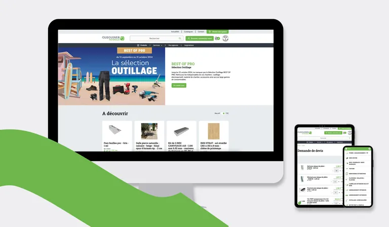 Lancement nouveau site internet Quéguiner