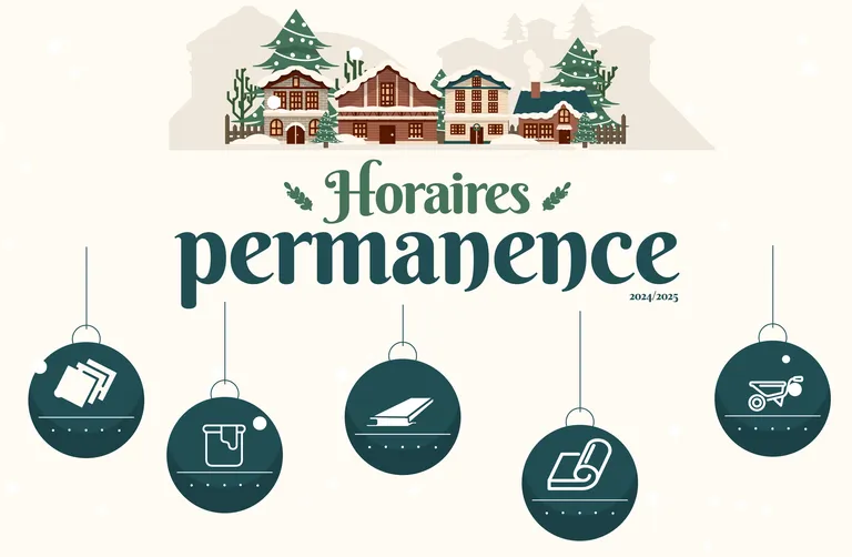 Horaires de fin d'année