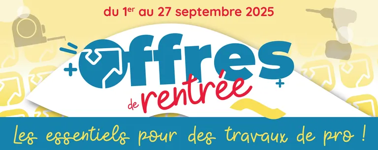 Offre de rentrée