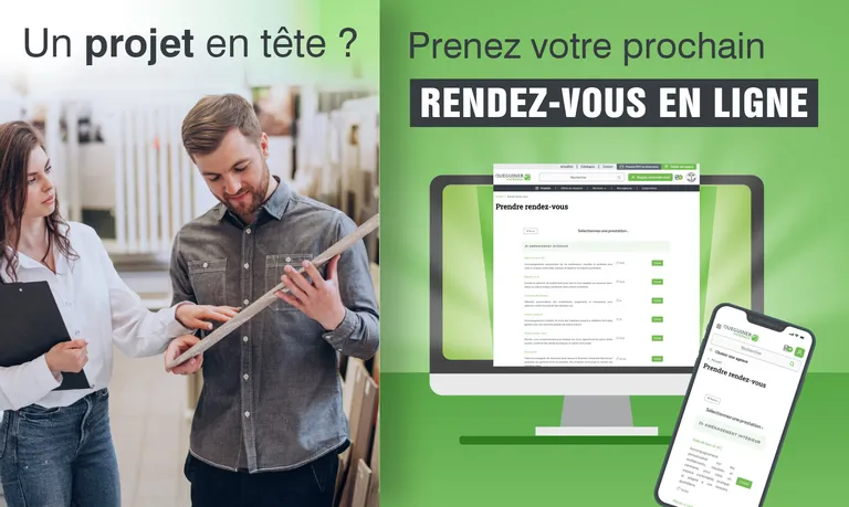 Nouveau service, la prise de rendez-vous en ligne