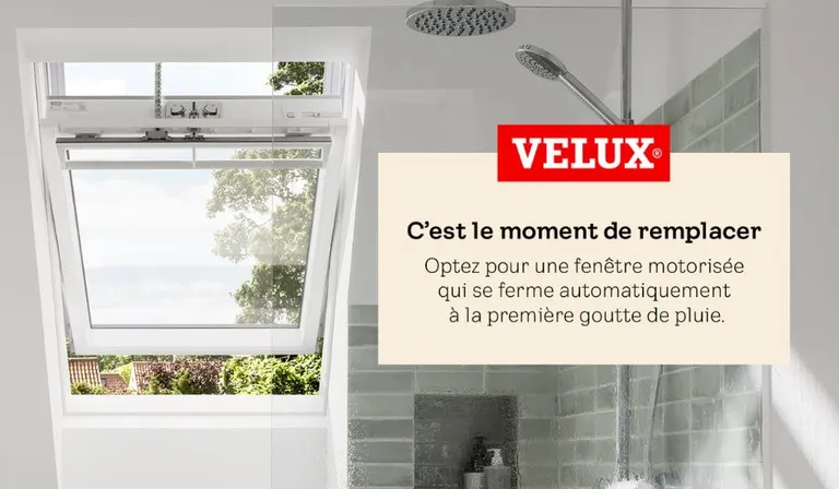 Fenêtre motorisée VELUX 