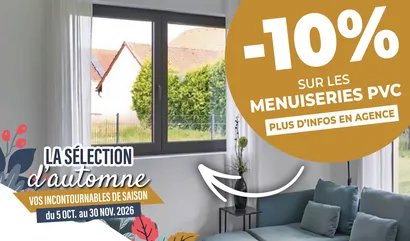 La sélection d'automne - Menuiserie PVC